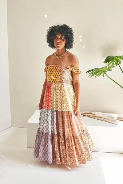 Provincial Patchwork Dress XL (14)